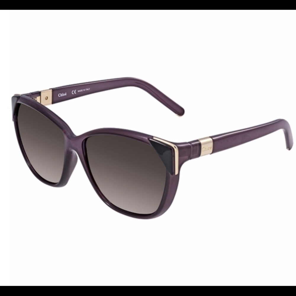 Chloe Smoke Purple Cat Eye Sunglasses